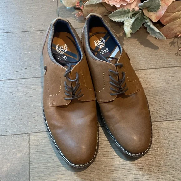 Brown Chaps Dress Shoes 10.5 - Picture 3 of 7